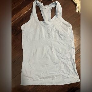 Baby Blue Women's Racerback Tank Top - Athleta